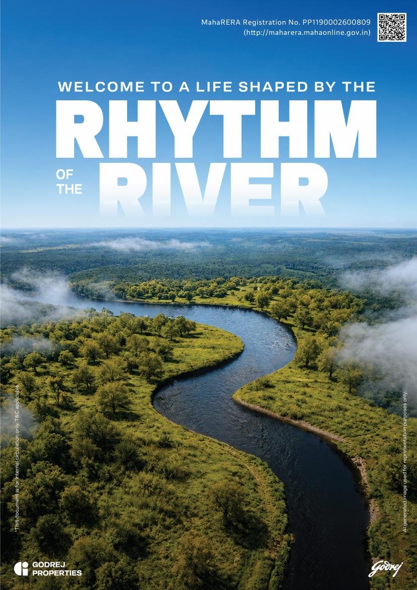 River aerial landscape view